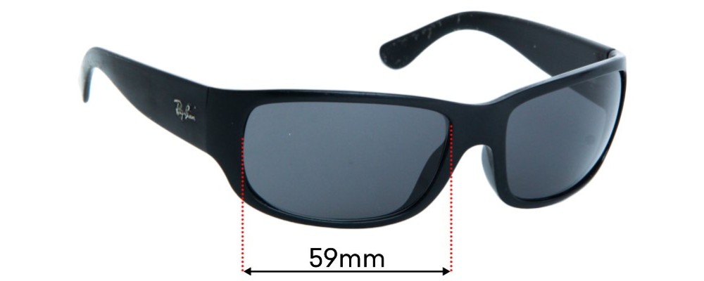 Sunglass Fix Replacement Lenses for Ray Ban RB4095 - 59mm Wide