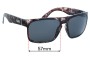 Sunglass Fix Lentes de Repuesto para Sin Peccant - 57mm Wide 