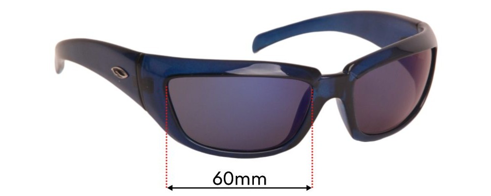 Sunglass Fix Replacement Lenses for Smith Chopper - 60mm Wide