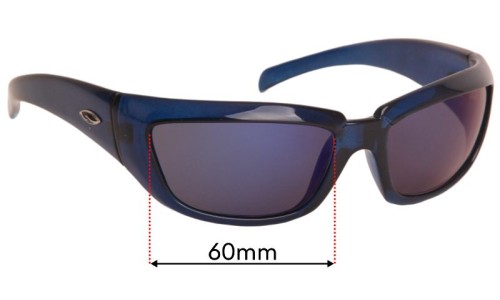 Sunglass Fix Replacement Lenses for Smith Chopper - 60mm Wide 