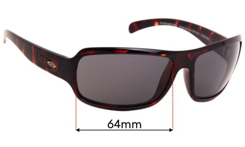 Sunglass Fix Replacement Lenses for Smith Super Method - 64mm Wide 