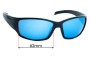 Sunglass Fix Verres de Remplacement pour Spotters Chaos - 62mm Wide 
