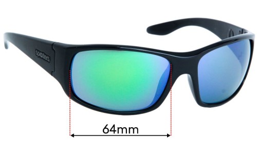 Sunglass Fix Replacement Lenses for Spotters Cruiz - 64mm Wide 