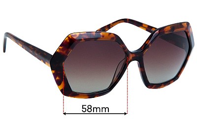 The Glass Of Brixton BS0092 Sunglass Replacement Lenses - 58mm Wide 