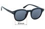 Sunglass Fix Replacement Lenses for Tom Ford Jameson TF752-N - 50mm Wide 