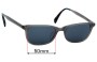 Sunglass Fix Replacement Lenses for Toms  Anna - 50mm Wide 
