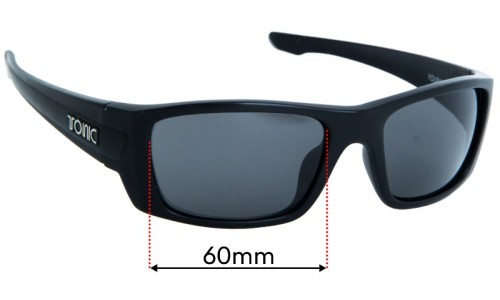 Sunglass Fix Replacement Lenses for Tonic Youranium - 60mm Wide 