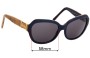 Sunglass Fix Replacement Lenses for Tory Burch TY7071 - 58mm Wide 