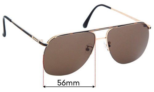 Sunglass Fix Replacement Lenses for Tura Mod-283 - 56mm Wide 