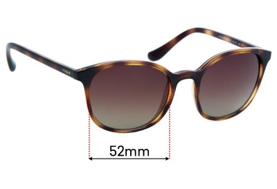 Vogue VO5051-S Replacement Lenses 52mm wide 