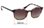 Sunglass Fix Ersatzgläser für Vogue VO5051-S - 52mm Wide 