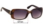 Sunglass Fix Replacement Lenses for Vogue VO2663-S - 57mm Wide 