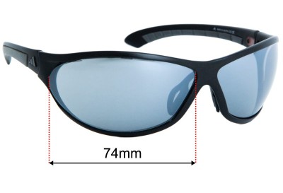 Adidas A136 Elevation Replacement Lenses 74mm wide 