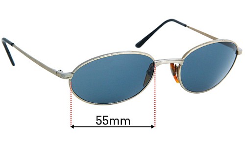 Sunglass Fix Replacement Lenses for Bolle 5508  - 55mm Wide 