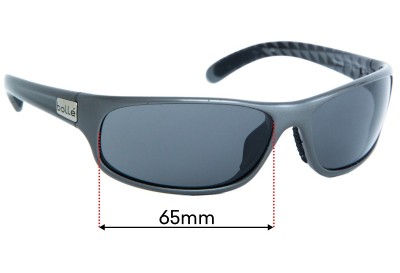 Bolle Anaconda 11719 Replacement Sunglass Lenses - 65mm Wide 