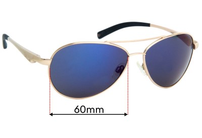Sunglass Fix Replacement Lenses for Bolle Cassis - 60mm wide 
