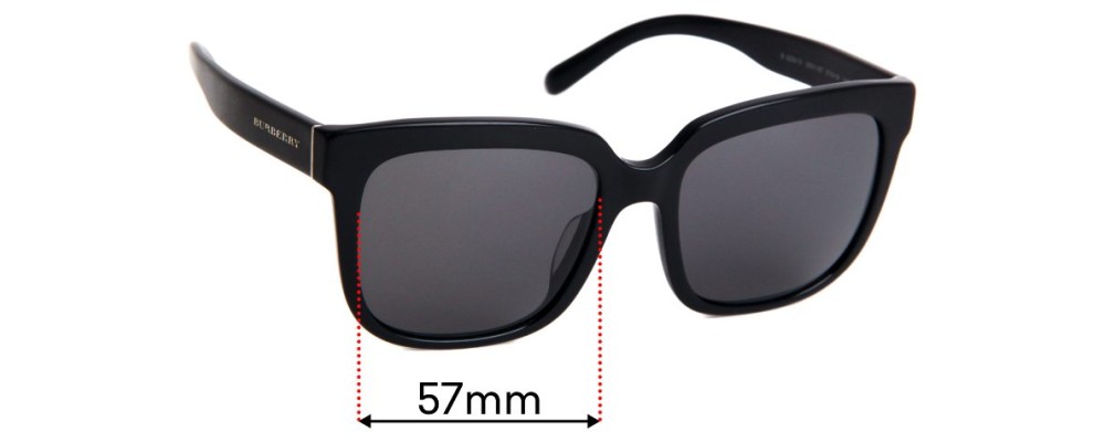 Sunglass Fix Replacement Lenses for Burberry B 4230-D - 57mm Wide
