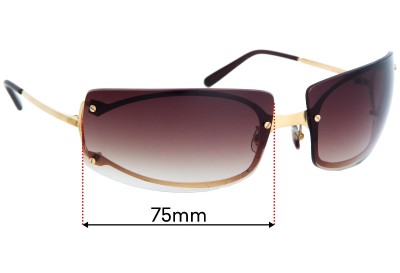 Cartier 3780578  Replacement Lenses 75mm wide 