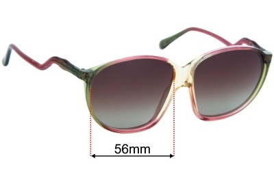 Cazal Mod 101 Verres de Remplacement 56mm wide 