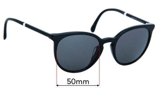 Sunglass Fix Replacement Lenses for Chanel 3376-H-A  - 50mm Wide 