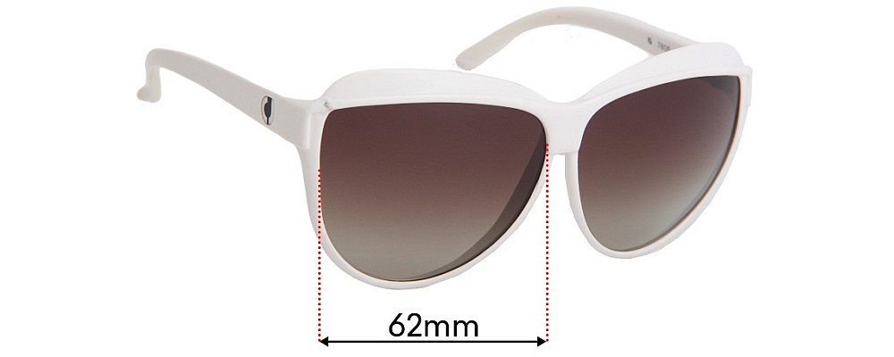 Sunglass Fix Replacement Lenses for Charles Jourdan  7805  - 64mm Wide