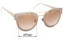 Sunglass Fix Replacement Lenses for Christian Dior Chromic - 47mm Wide 