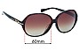 Sunglass Fix Replacement Lenses for Coach HC8118F Bailey - 60mm Wide 
