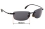 Sunglass Fix Lentes de Repuesto para Costa Del Mar Ballast - 60mm Wide 