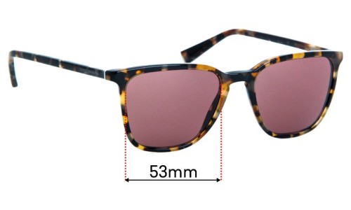 Sunglass Fix Replacement Lenses for Dolce & Gabbana DG4301 - 53mm Wide 