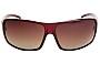 Electric Gain Replacement Sunglass Lenses - 63mm wide Front View 