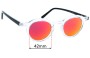 Sunglass Fix Replacement Lenses for Enhance  4073 - 42mm Wide 