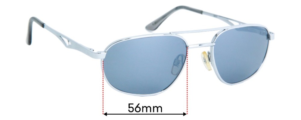 Sunglass Fix Replacement Lenses for Iris Unknown Model - 56mm wide