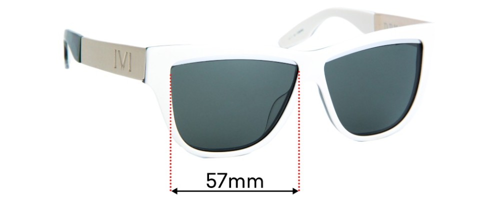 Sunglass Fix Replacement Lenses for IVI Vision DUSKY - 57mm Wide
