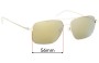 Sunglass Fix Lentes de Repuesto para Magnoli Clothiers Reddington - 56mm Wide 