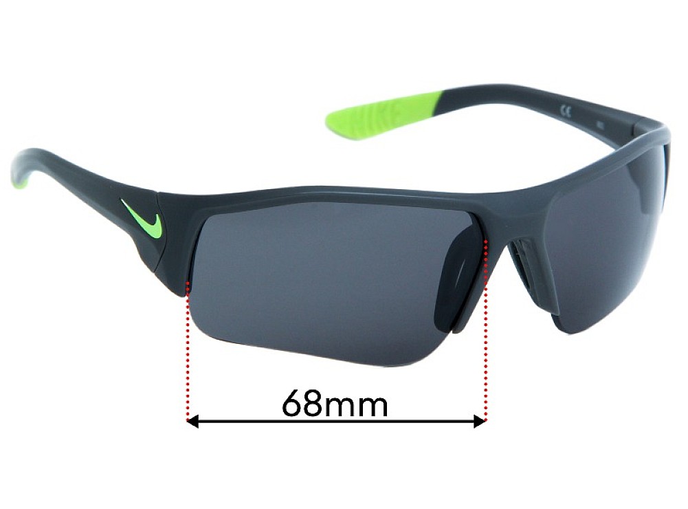 Sunglass Fix Replacement Lenses for Nike Skylon ACE XV JR EV0900 - 68mm Wide Sunglass Fix Replacement Lenses for Nike Skylon ACE XV JR EV0900 - 68mm Wide