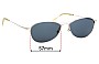 Sunglass Fix Replacement Lenses for Oliver Peoples OV1245ST AERO - 57mm Wide 