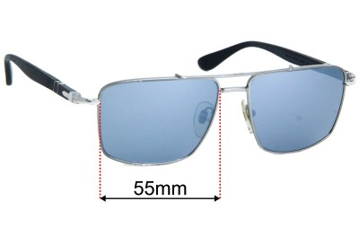 Persol 2430-S Replacement Sunglass Lenses - 58mm wide 