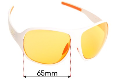 Poc Do High Replacement Sunglass Lenses - 65mm wide 