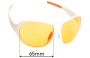 Sunglass Fix Replacement Lenses for POC Do High - 65mm Wide 