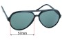 Sunglass Fix Replacement Lenses for Ray Ban B&L W0325 57 - 57mm Wide 