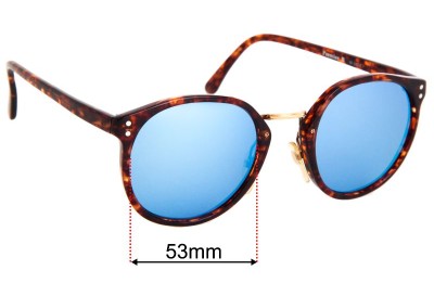 Ray Ban B&L Premier B Replacement Lenses 53mm wide 