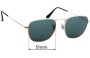 Sunglass Fix Replacement Lenses for Ray-Ban RB3857 Frank - 51mm Wide 
