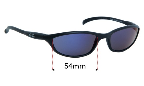 Sunglass Fix Verres de Remplacement pour Ray-Ban RB4028 Cutters - 54mm Wide 