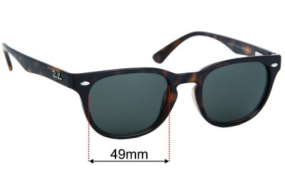 Ray Ban RB4140  Replacement Lenses 49mm wide 