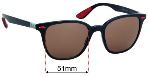 Ray-Ban RB4297-M Scuderia Ferrari Collection 51mm Lenses