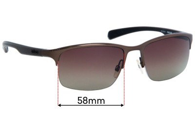 Revo Fuselight Replacement Sunglass Lenses - 58mm wide 