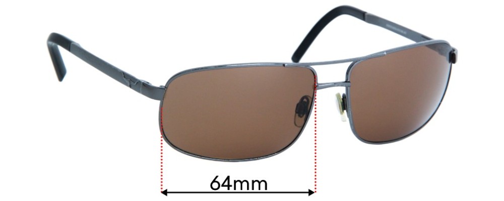 Sunglass Fix Replacement Lenses for R.M Williams Kwinana - 64mm wide