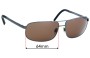 Sunglass Fix Replacement Lenses for R.M. Williams Kwinana  - 64mm Wide 