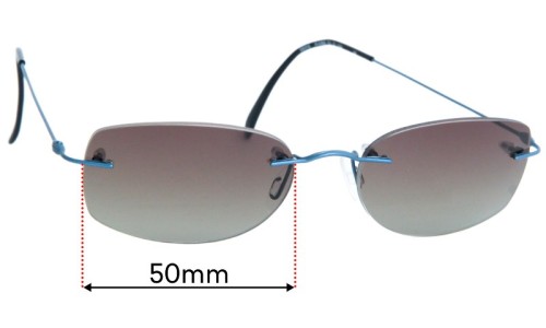 Sunglass Fix Replacement Lenses for Rodenstock R4380 - 50mm Wide 