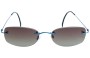 Rodenstock R4380 Replacement Sunglass Lenses - 50mm wide Front View 